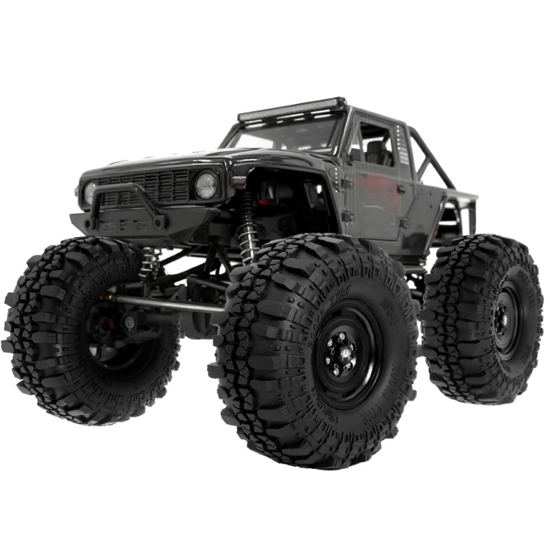 Rc Rock Crawler - B05C-4PCS Beadlock Wheel Rim Tire Set