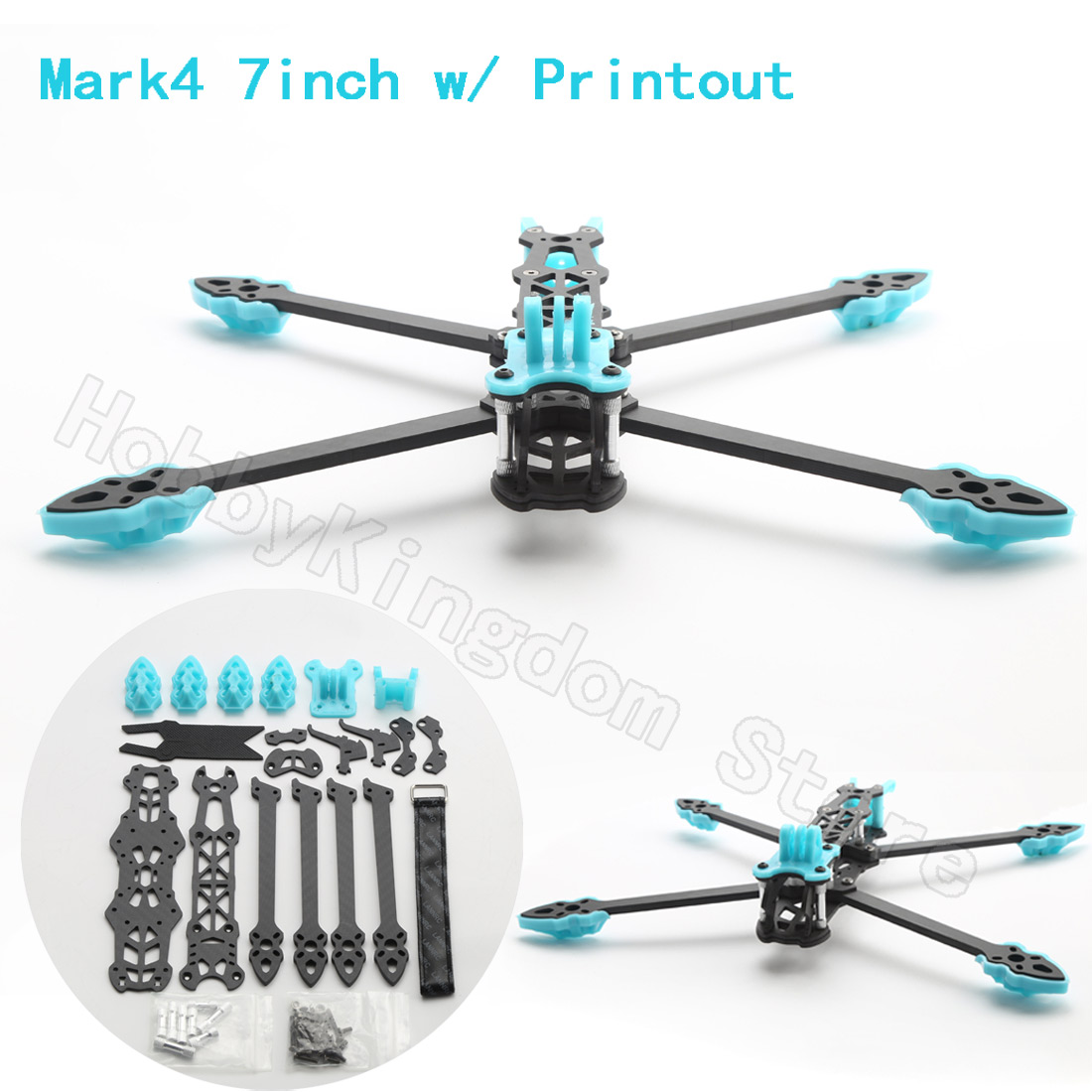 Carbon Fiber Drone Arm - Mark4 7 inch FPV Drone Frame