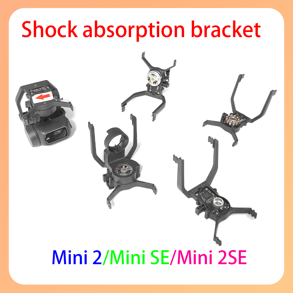 Drone Udi Rc - Original min2/4k/se/2se gimbal upper ower bracket
