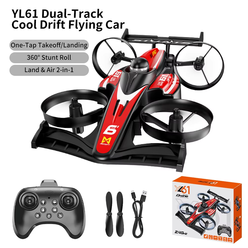 Rc Drone And Flying Car - 2026 Upgrade YL61 Dual-Use RC Flying