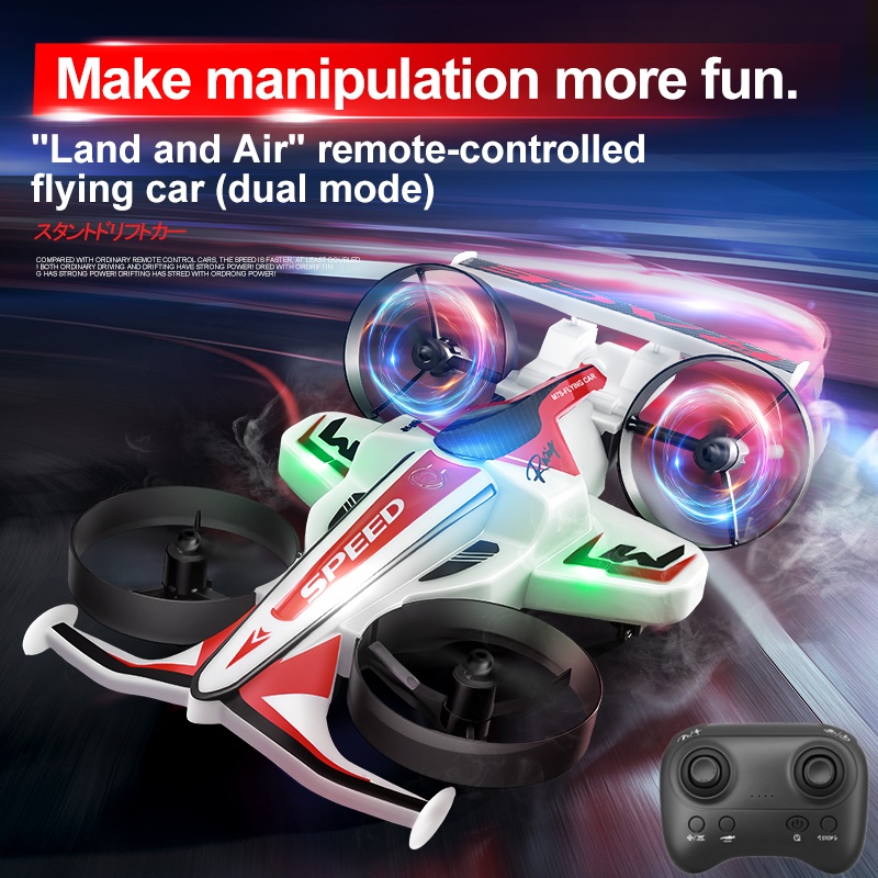 Rc Drone And Flying Car - Land Air Dual Mode 2In1 Electric