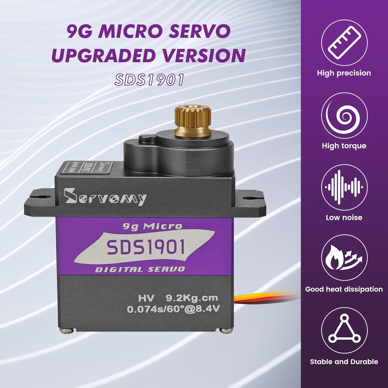 Drone Rc Car - SERVOMY-SDS1901 Digital 9G Micro Coreless Servo