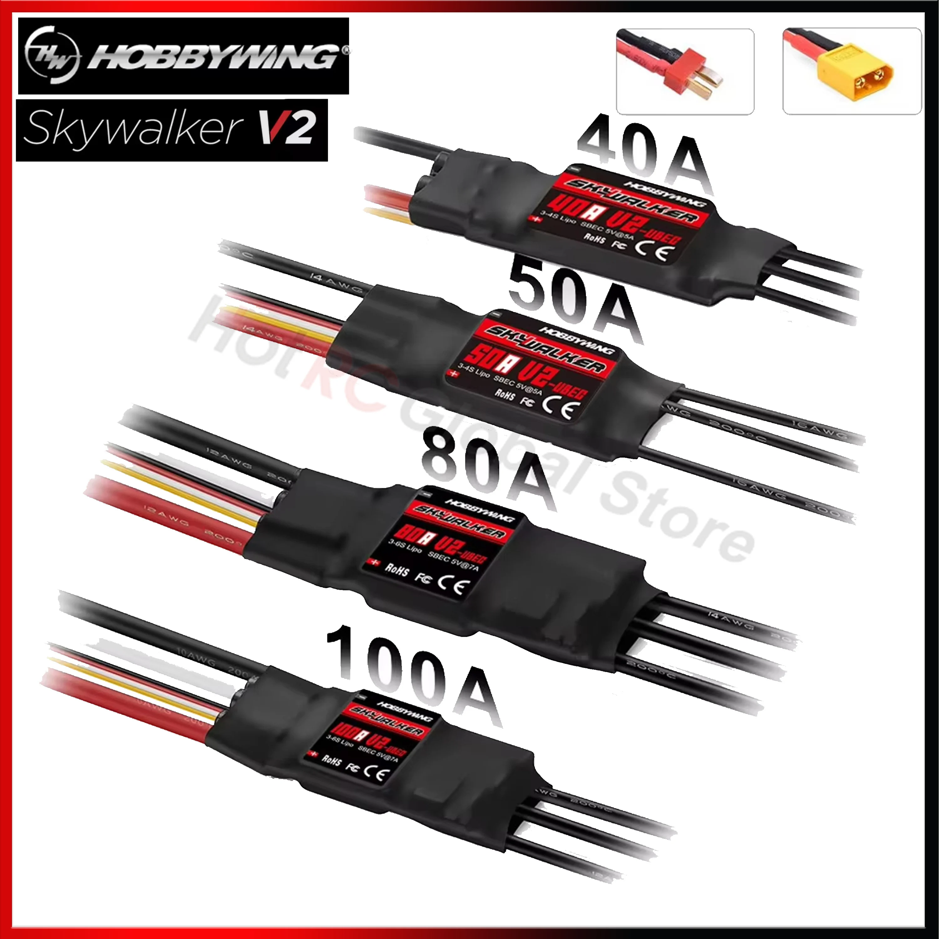 Drone Rc Board - HOBBYWING Skywalker V2 Series 40A 50A