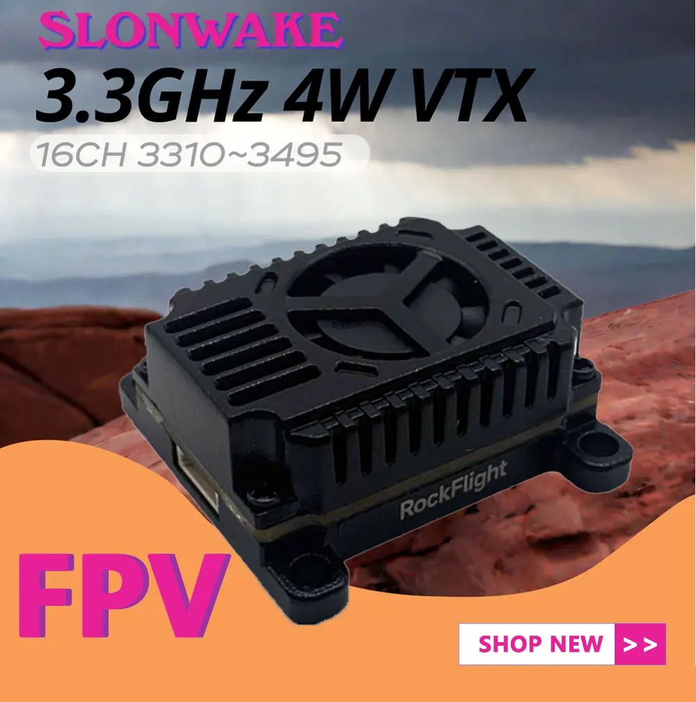 SLONWAKE FPV 3.3G 16CH 4000mW  - огляд і ціна Drone Rc Remote Control