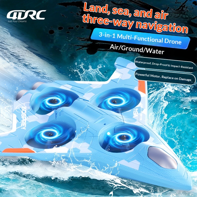 Sosprey 3 In 1 Sea Land Air Rc - огляд і ціна Rc Drone And Flying Car