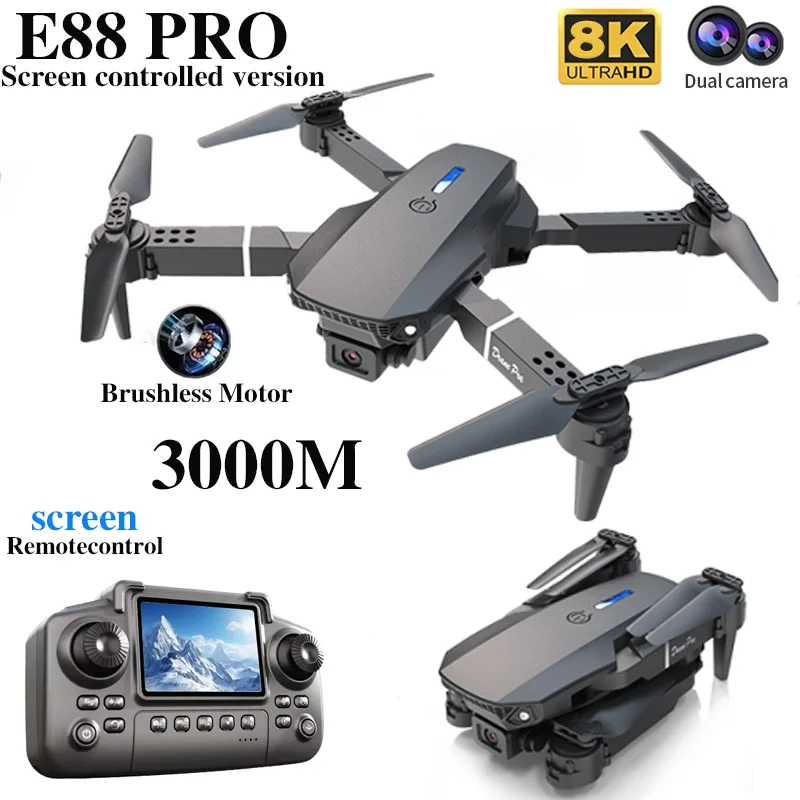 Professional E88 PRO Drone wit - огляд і ціна Drone Rc Harness