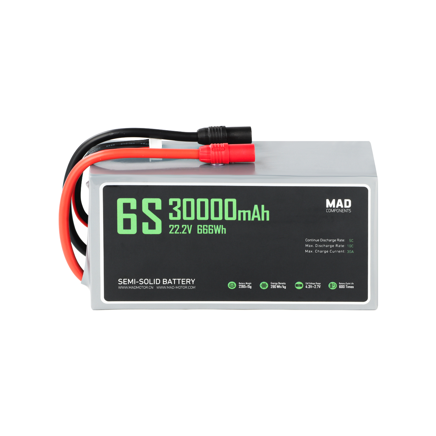ATV 6S 30Ah High Power Drone S - огляд і ціна Drone Lipo Battery