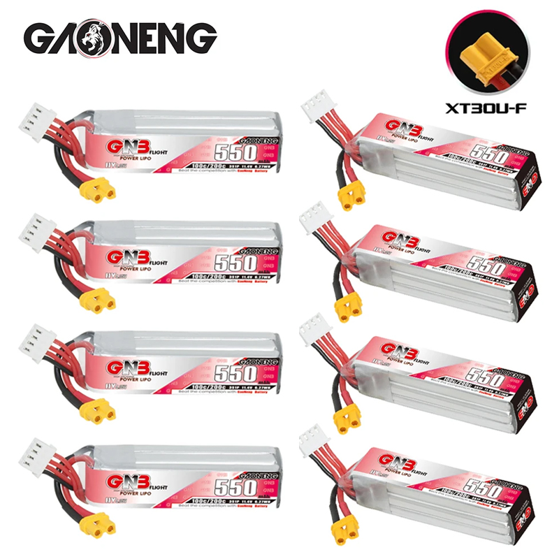 GNB HV 11.4V 550mAh 100C/200C  - огляд і ціна Drone Lipo Battery