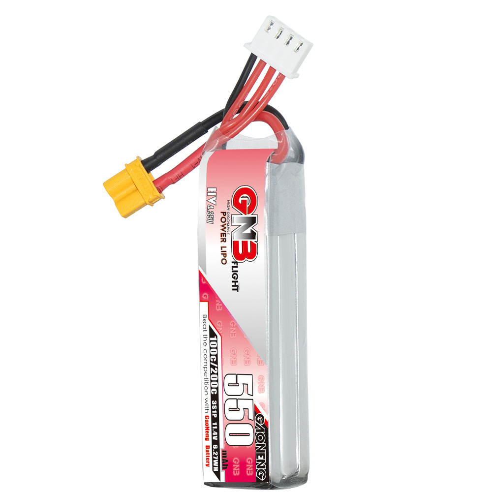 GNB HV 11.4V 550mAh 100C/200C  - огляд і ціна Drone Lipo Battery