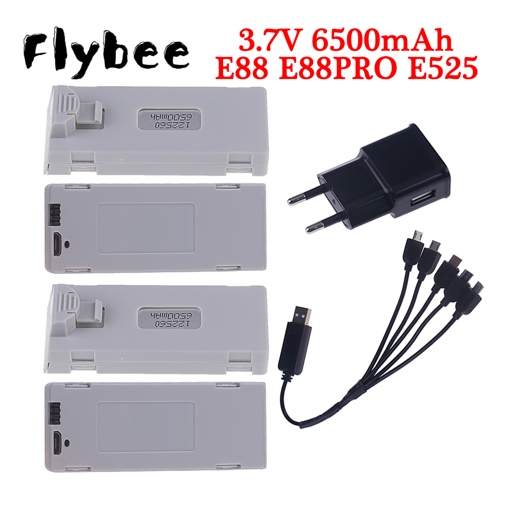 Original E88 Battery 3.7V 6500 - огляд і ціна Drone Lipo Battery