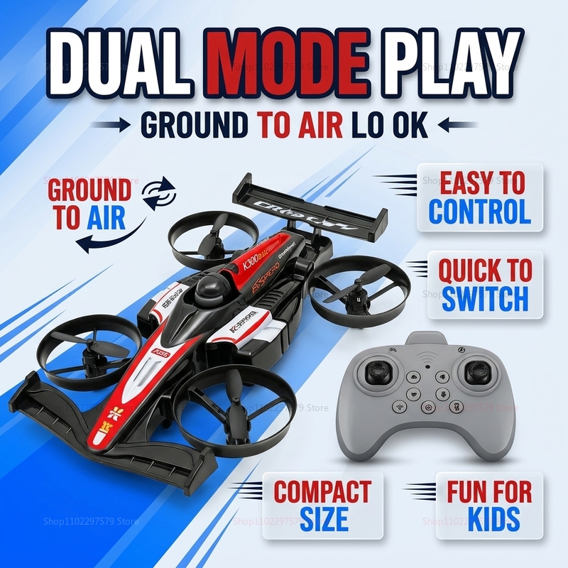 Mini Rc Flying Car 2.4G Remote - огляд і ціна Rc Drone And Flying Car