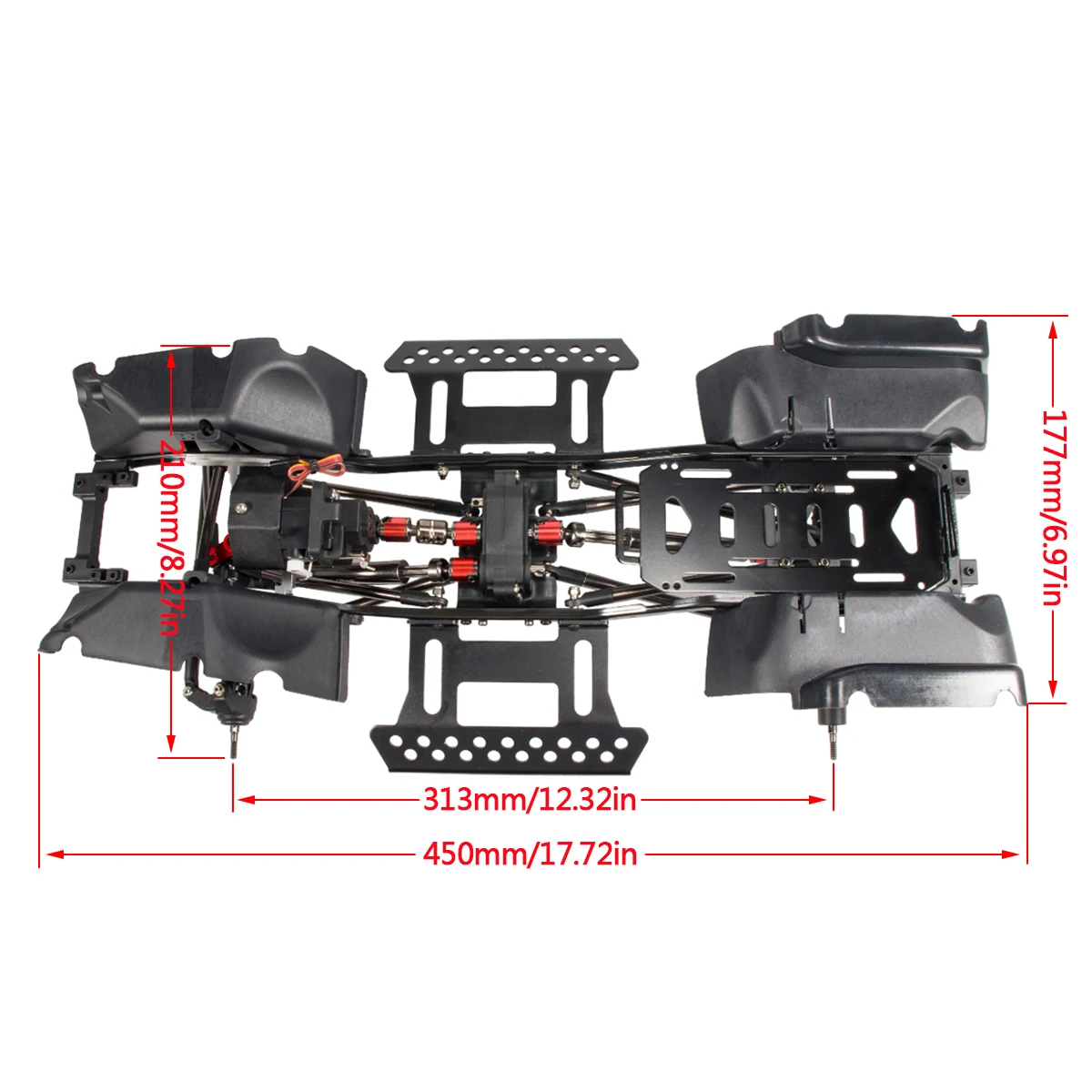 1/10 RC Crawler Chassis Kit wi - огляд і ціна Rc Rock Crawler