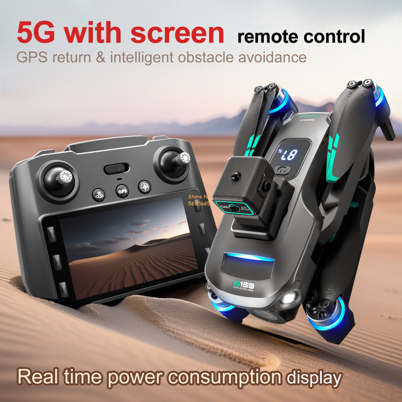 8K Dual Camera 5G WIFI FPV Rem - огляд і ціна Drone Rc Harness