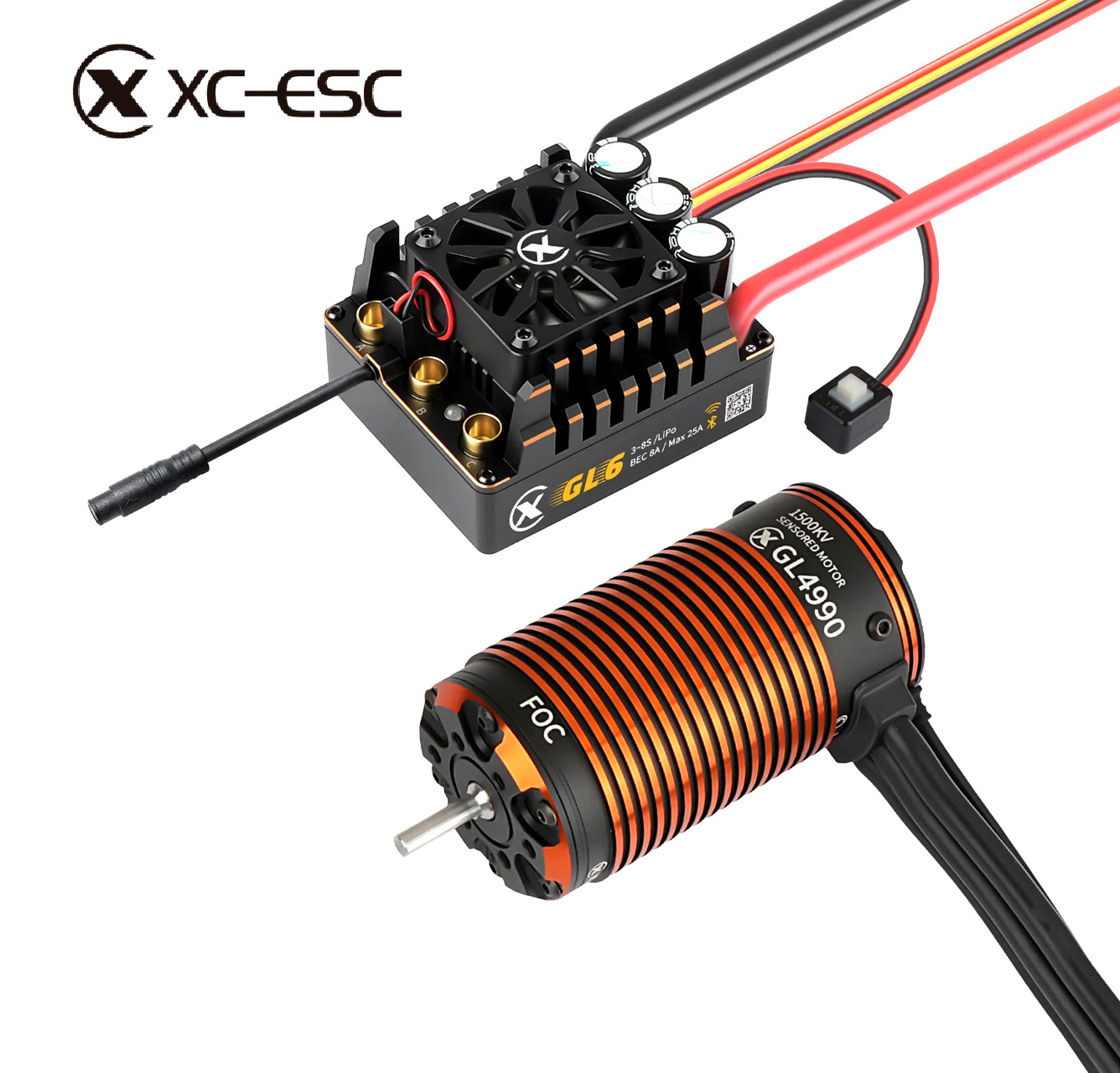 XC COMBO FOC CRAWLER BRUSHLESS - огляд і ціна Esc 4In1 Brushless