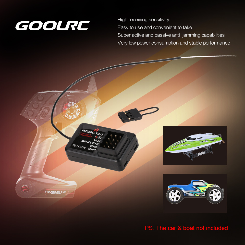 GoolRC TG-3 2.4G 3CH RC Car Bo - огляд і ціна Telemetry Module Rc