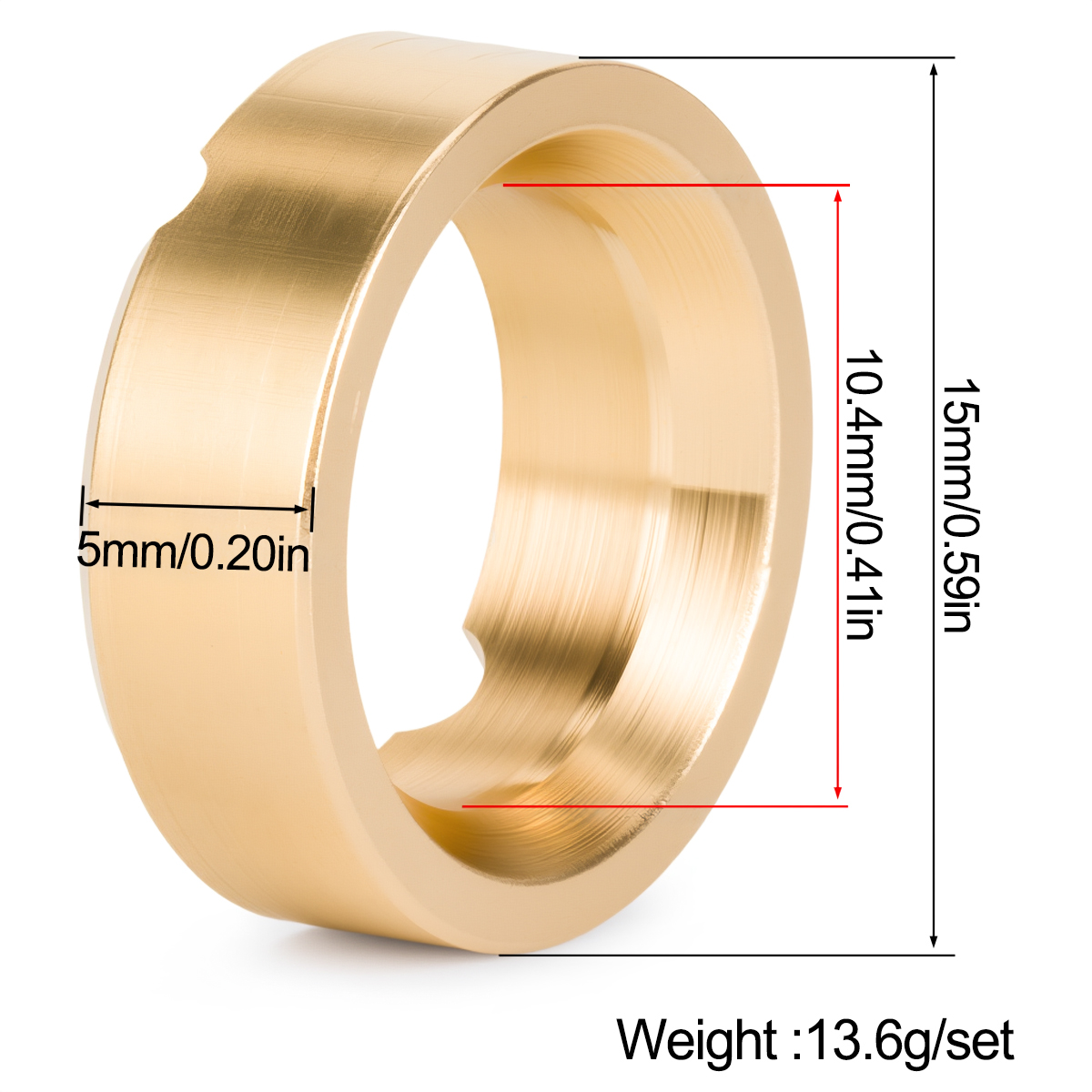 4Pcs Brass Wheel Weights Fit 0 - огляд і ціна Rc Rock Crawler