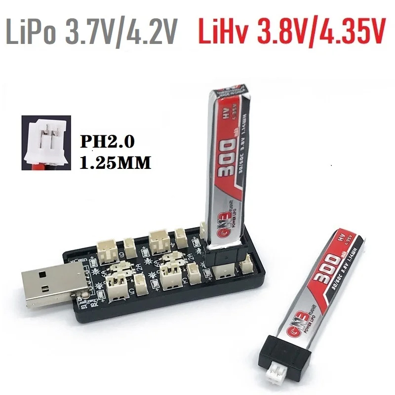 6CH USB 1S LiPo/LiHv 3.7V/4.2V - огляд і ціна Drone Rc Board