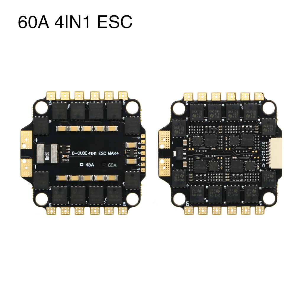 UAngel 4IN1 45A 60A ESC BLHELI - огляд і ціна Esc 4In1 Brushless