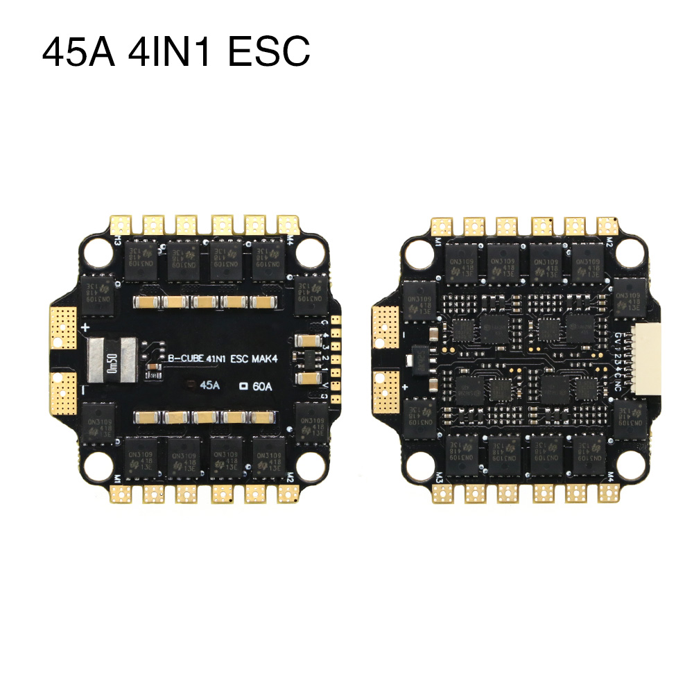 UAngel 4IN1 45A 60A ESC BLHELI - огляд і ціна Esc 4In1 Brushless