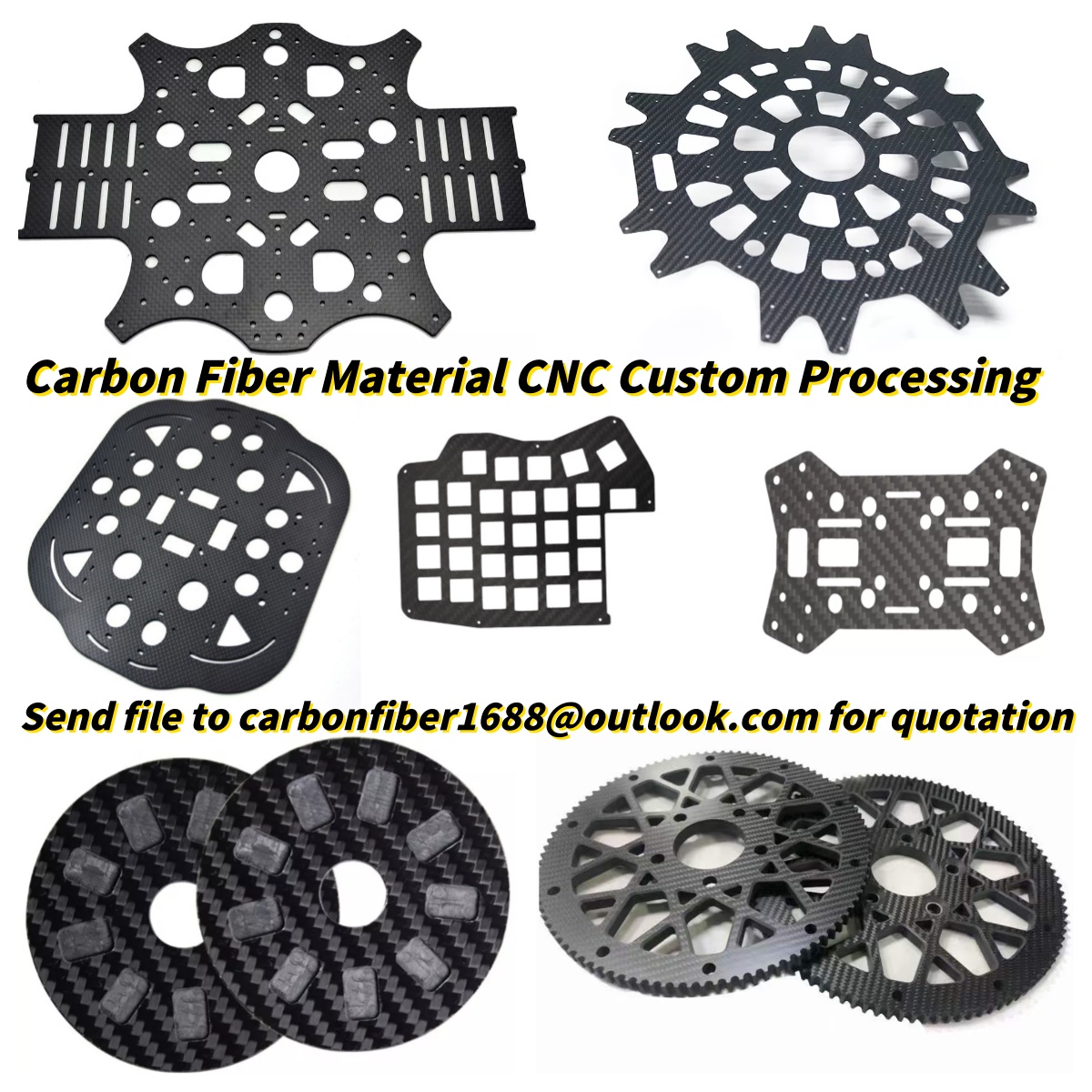 Carbon Fiber Sheet Plate Proce - огляд і ціна Carbon Fiber Drone Arm