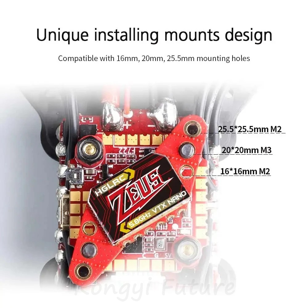 HGLRC Zeus Nano VTX 5.8G 350mW - огляд і ціна Telemetry Module Rc