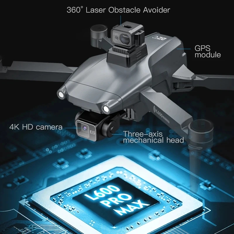 L600 PRO MAX GPS Drone Profess - огляд і ціна Drone Rc Harness