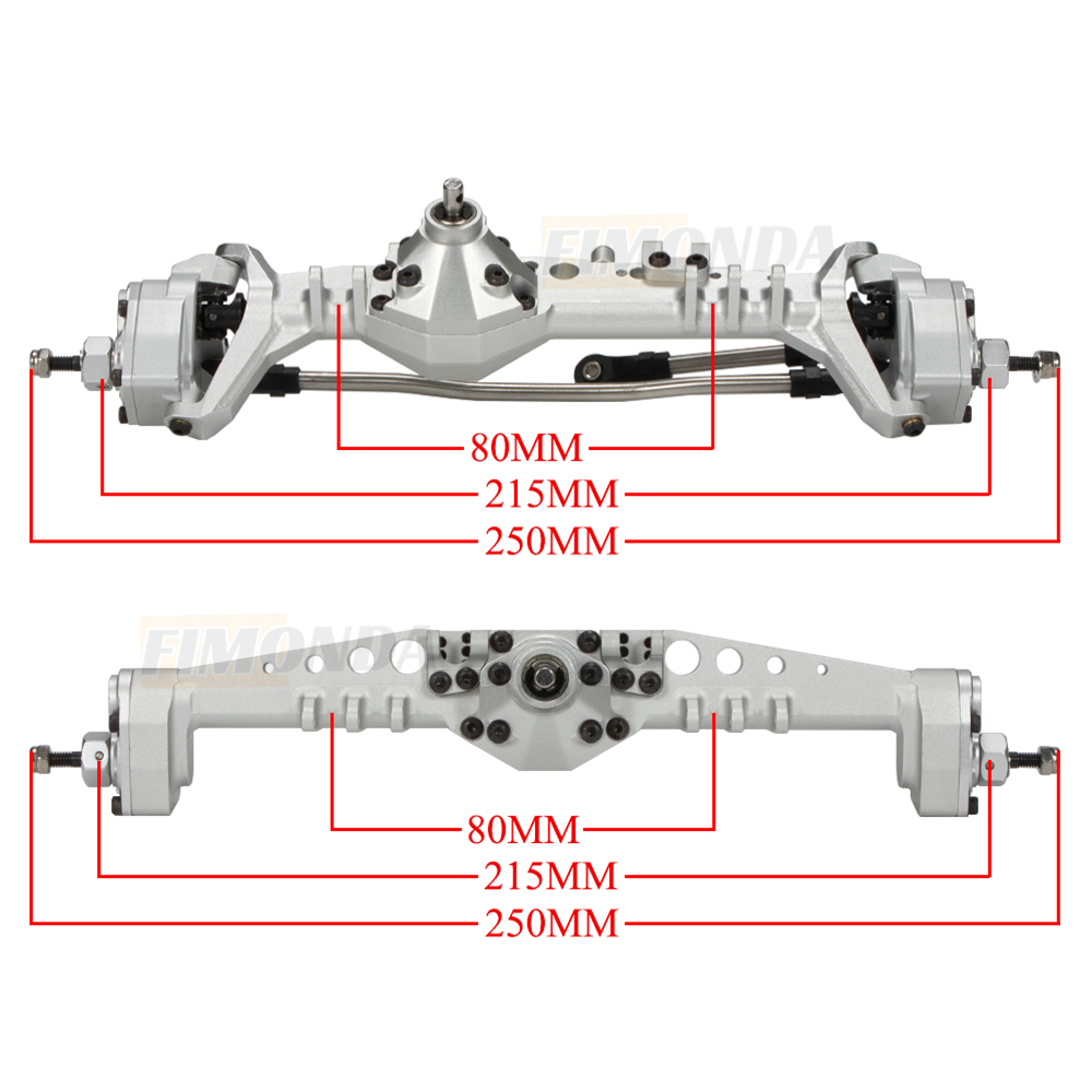 Aluminum F9 Portal Axle with O - огляд і ціна Rc Rock Crawler