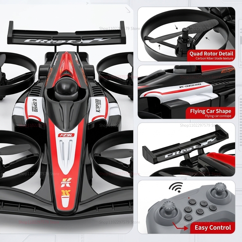 Mini RC Flying Car Transformab - огляд і ціна Rc Drone And Flying Car