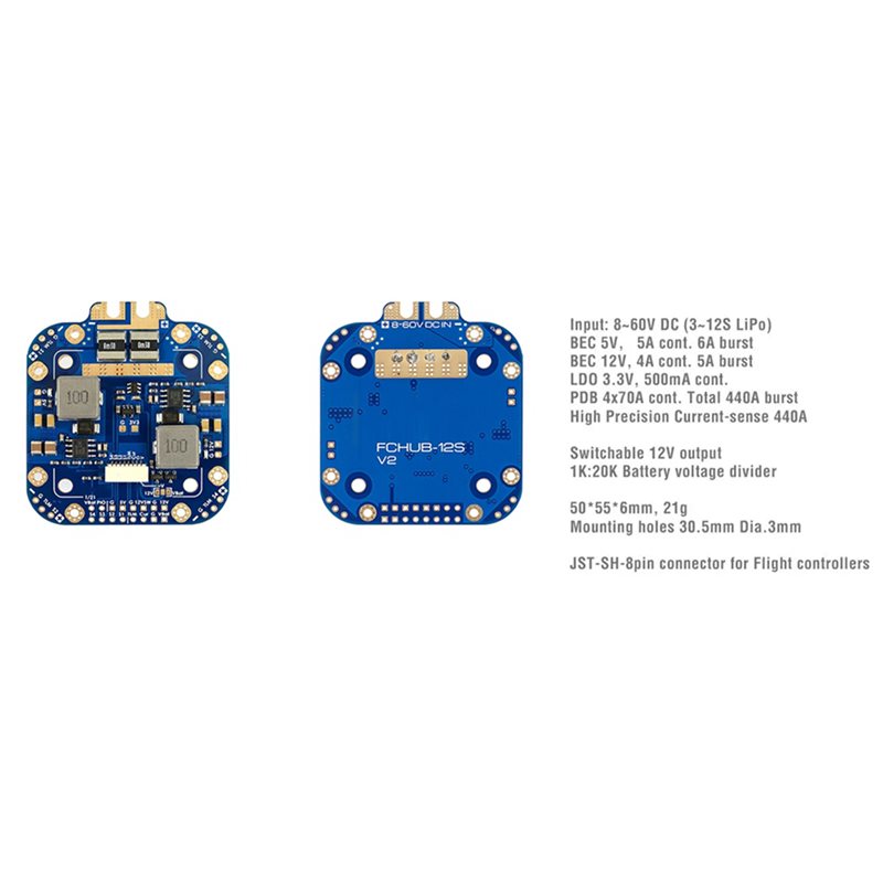 PHILE-3X XCLASS PDB FCHUB-12S  - огляд і ціна Drone Rc Board