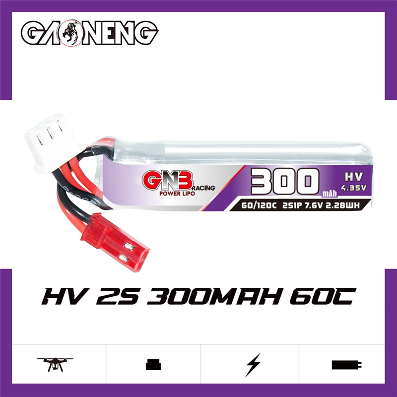 GAONENG GNB 2S 7.6V 300mAh 60C - огляд і ціна Drone Lipo Battery