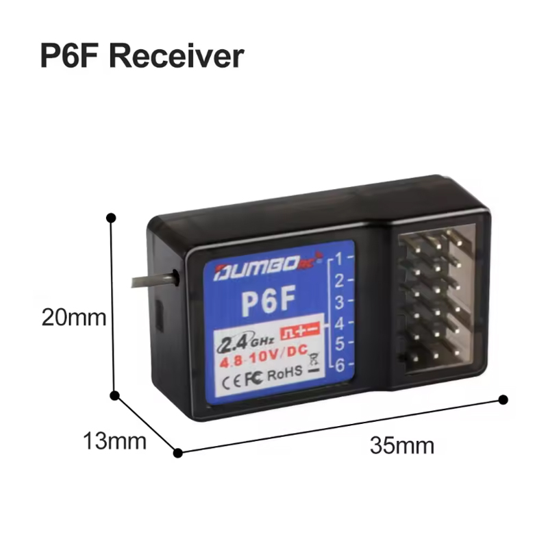 DUMBORC P6F/P6FG/P6DC/P6DCG 2. - огляд і ціна Telemetry Module Rc
