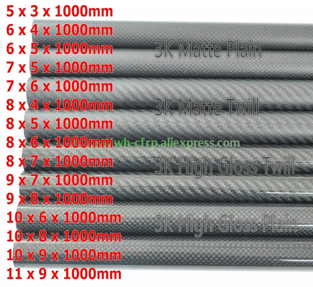 Carbon Fiber Tube 5mm 6mm 7mm  - огляд і ціна Carbon Fiber Drone Arm