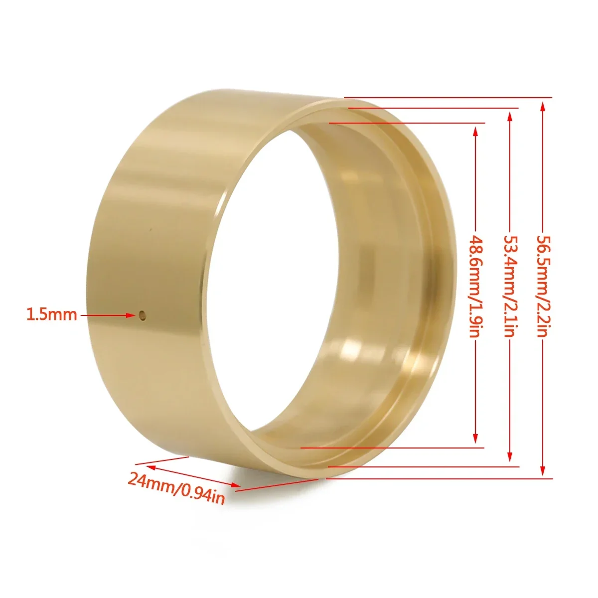 95g Brass 1.9 Inch Beadlock Wh - огляд і ціна Rc Rock Crawler